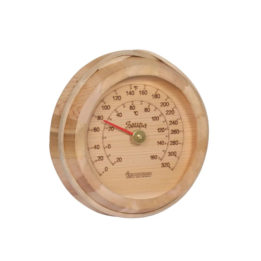 Red Cedar Sauna Thermometer - SaunaForSale