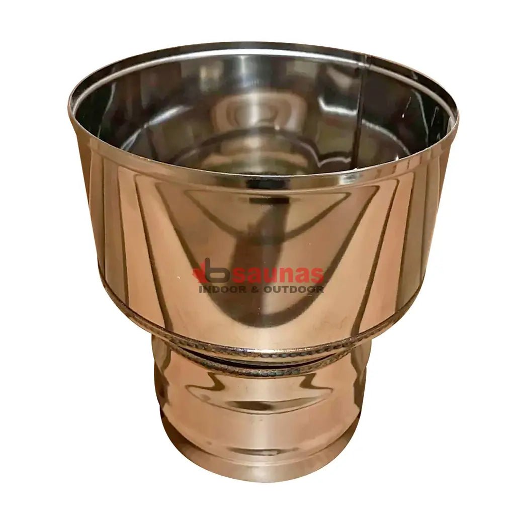 4.5 - Inch to 6 - Inch Chimney Pipe Adapter - SaunaForSale