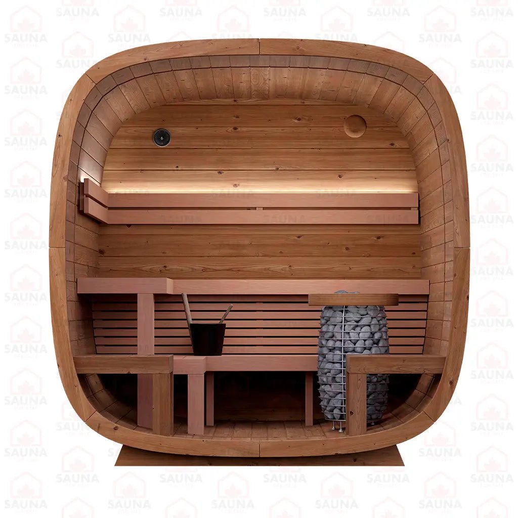 Dice COMFY 2.4M Outdoor Sauna Bundle – HUUM Drop 9 kW with Wi - Fi Controller - SaunaForSale