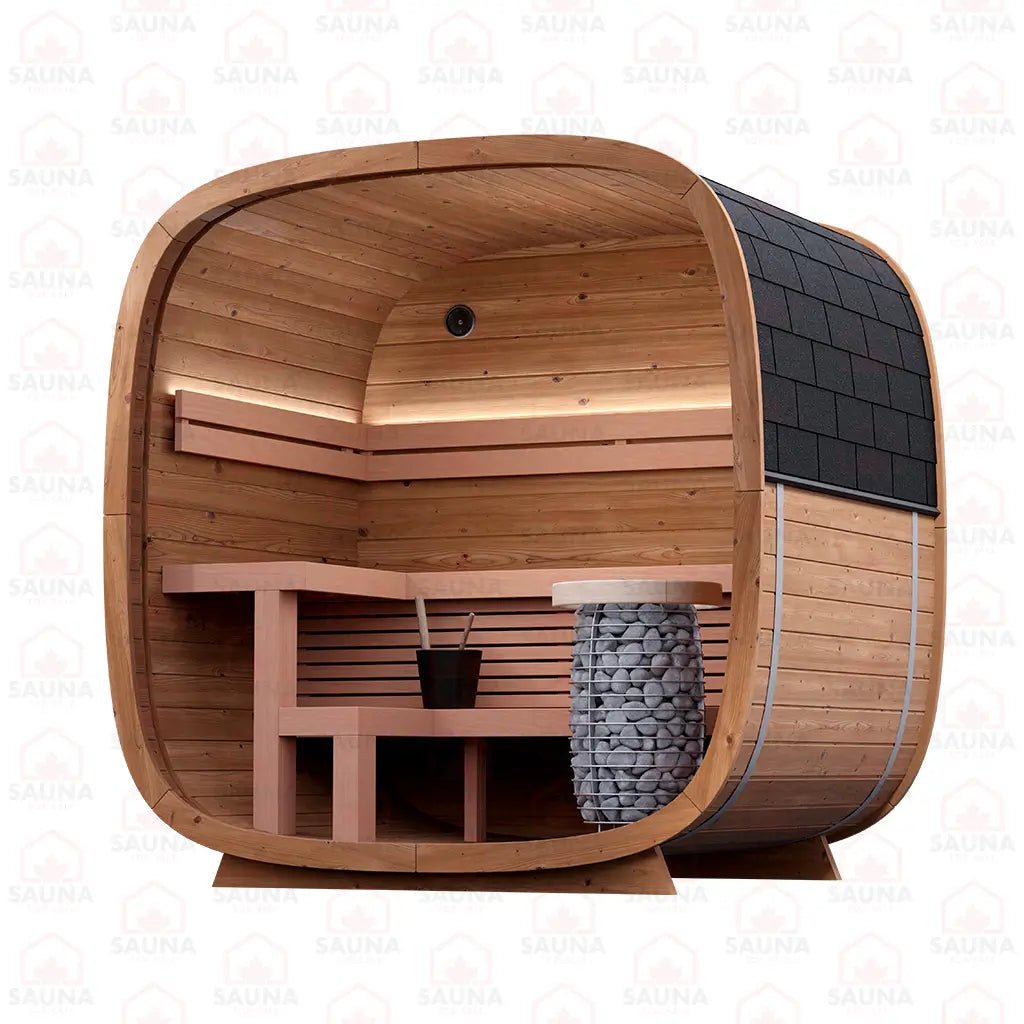 Dice POCKET Outdoor Sauna Bundle – HUUM Drop 7.5 kW with Wi - Fi Controller - SaunaForSale