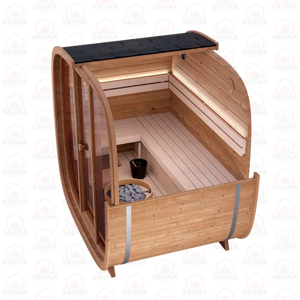 Dice POCKET Outdoor Sauna Bundle – HUUM Drop 7.5 kW with Wi - Fi Controller - SaunaForSale
