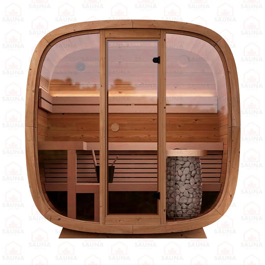 Dice POCKET Outdoor Sauna Bundle – HUUM Drop 7.5 kW with Wi - Fi Controller - SaunaForSale