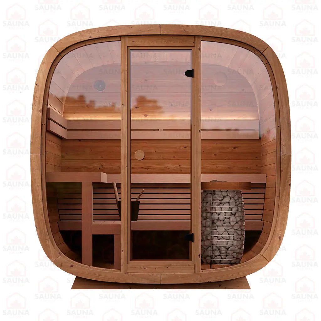 Dice SOLO Outdoor Sauna Bundle – HUUM Drop 9 kW with Wi - Fi Controller - SaunaForSale