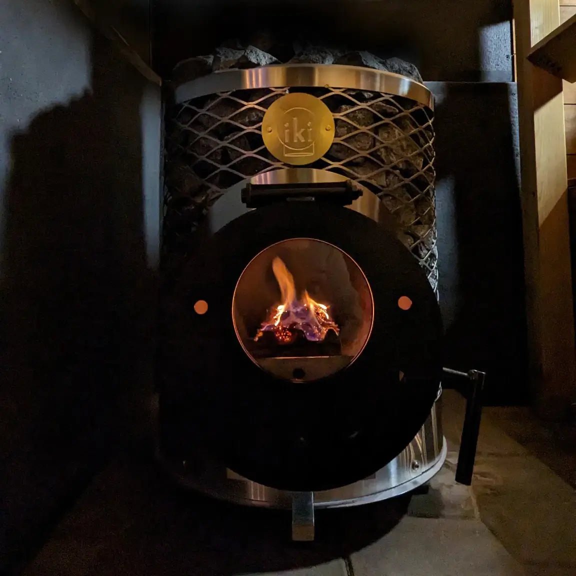 Mini - IKI Plus Wood - Burning Sauna Stove - SaunaForSale