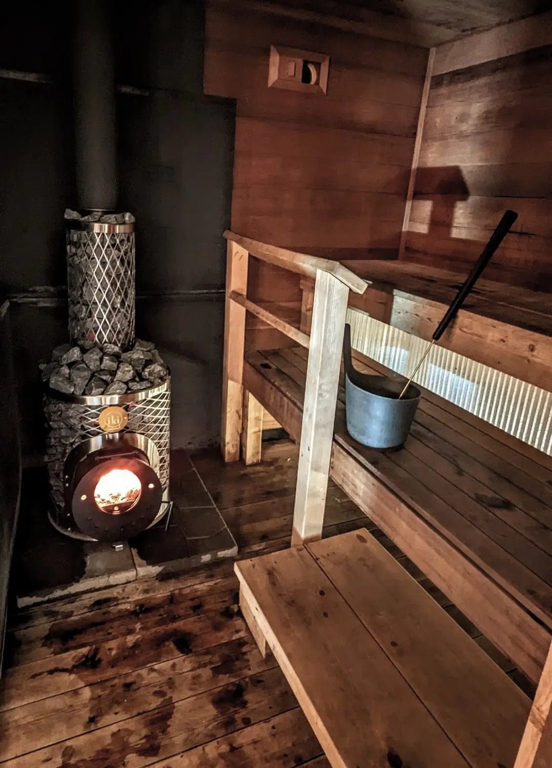 Mini - IKI Plus Wood - Burning Sauna Stove - SaunaForSale