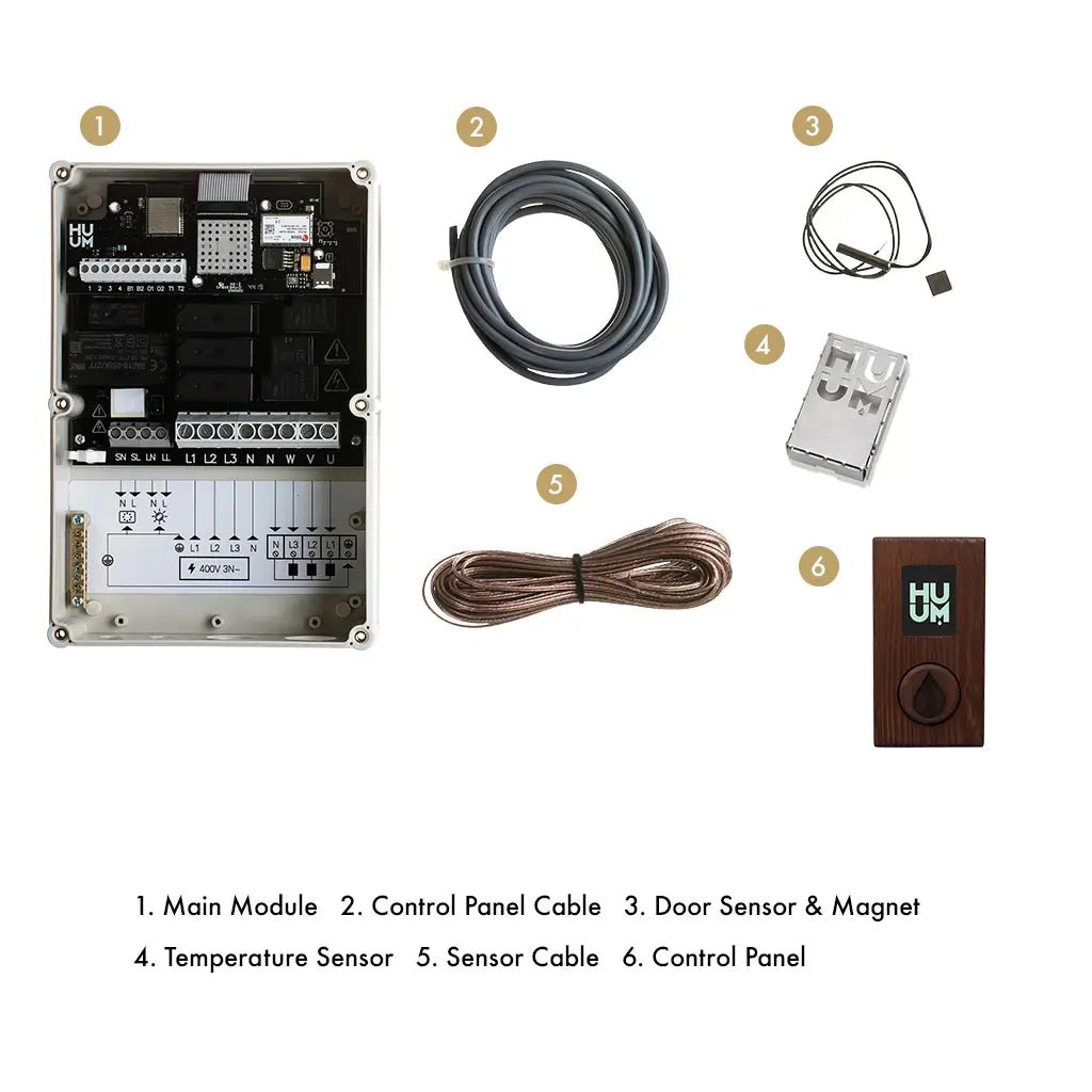UKU Wi - Fi Sauna Control - Wood - SaunaForSale