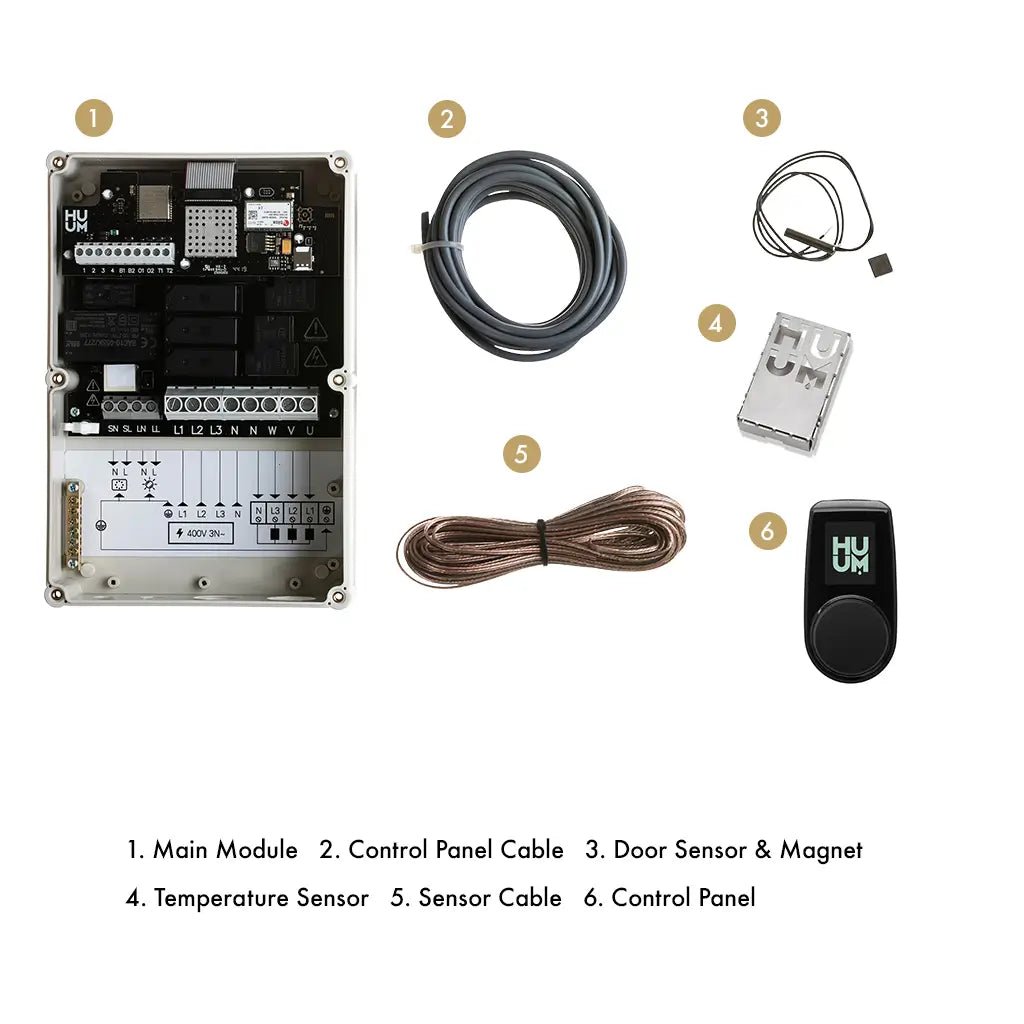 UKU Wi - Fi Sauna Control - Black - SaunaForSale