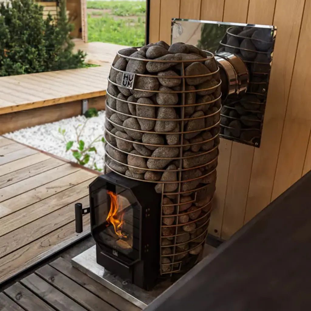 HUUM HIVE Flow Mini Wood - Burning Sauna Stove - SaunaForSale