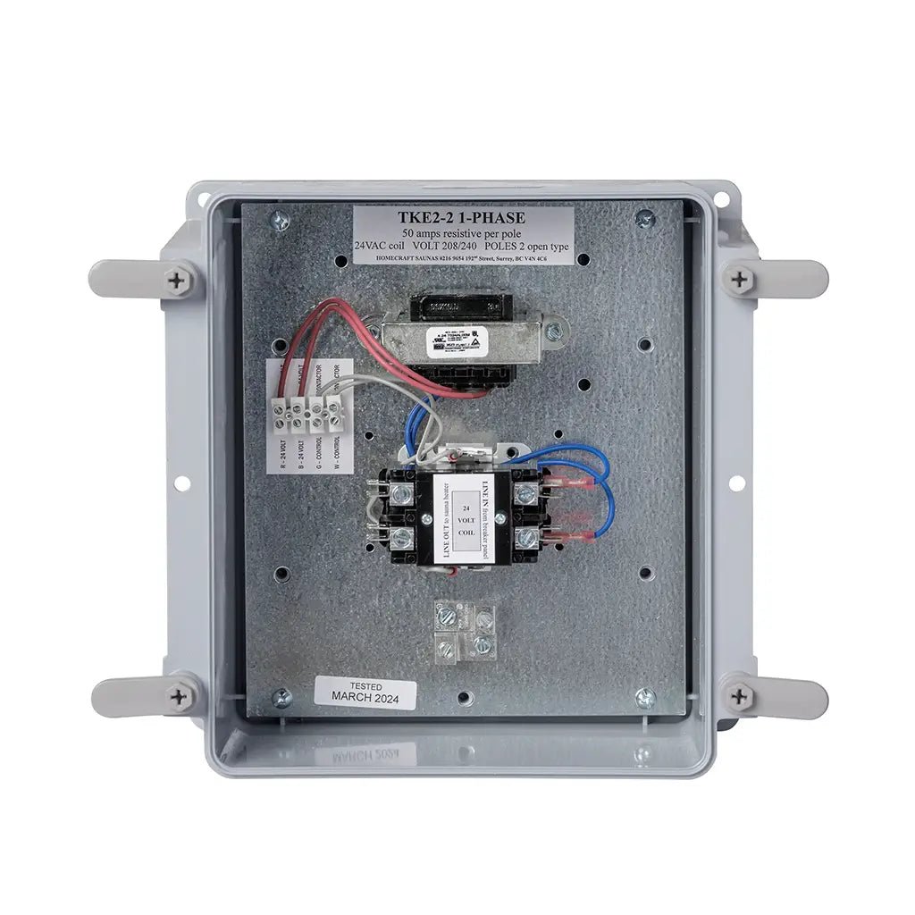 Homecraft TKE3 Sauna Control with Outdoor Contractor Box - SaunaForSale